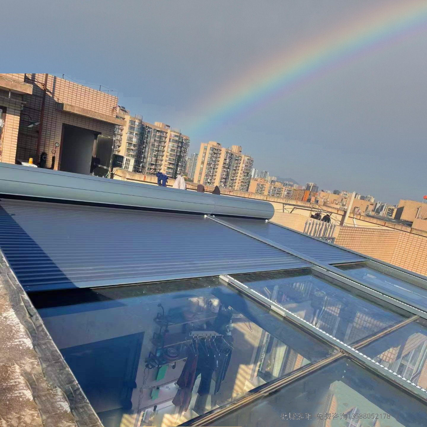 航城遮陽鋁合金天幕案例視頻