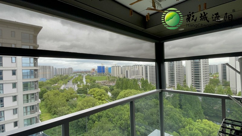 杭州望錢塘云莊防風(fēng)卷簾案例