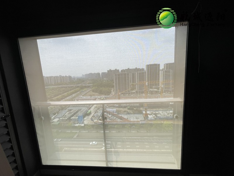 杭州上城區(qū) 彭埠街道棹月雅府小區(qū)防風(fēng)卷簾案例